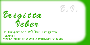 brigitta veber business card